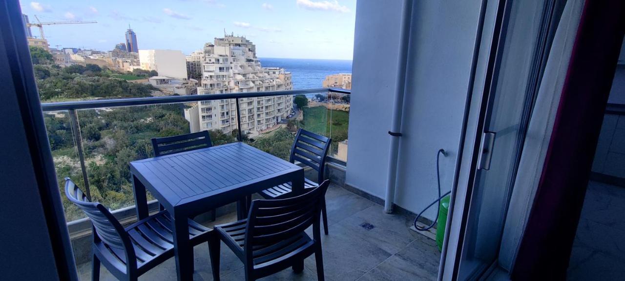 Sea View Apartment 2 Bedrooms 2 Bathrooms, 2 Minutes Away From The Sea Saint Julian's Eksteriør bilde