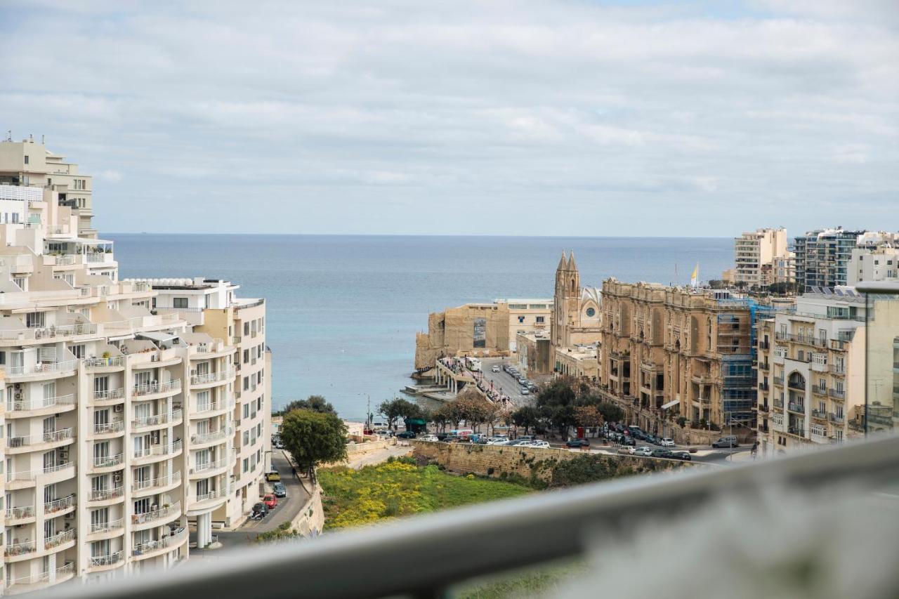Sea View Apartment 2 Bedrooms 2 Bathrooms, 2 Minutes Away From The Sea Saint Julian's Eksteriør bilde