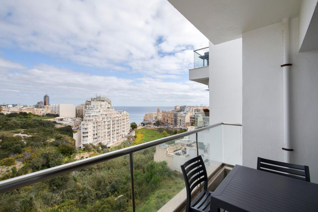 Sea View Apartment 2 Bedrooms 2 Bathrooms, 2 Minutes Away From The Sea Saint Julian's Eksteriør bilde