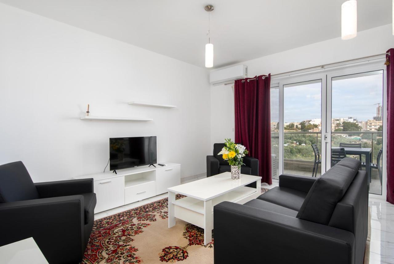Sea View Apartment 2 Bedrooms 2 Bathrooms, 2 Minutes Away From The Sea Saint Julian's Eksteriør bilde