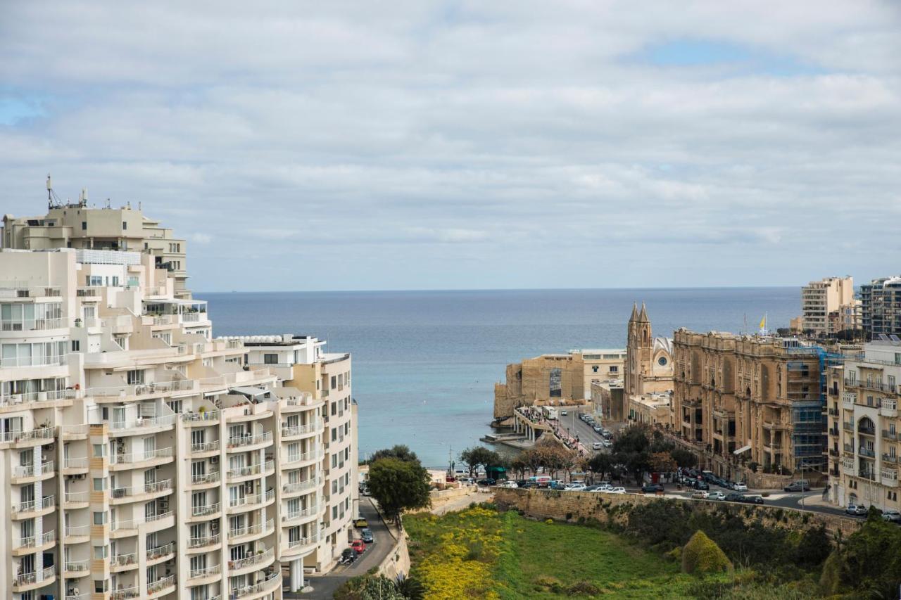 Sea View Apartment 2 Bedrooms 2 Bathrooms, 2 Minutes Away From The Sea Saint Julian's Eksteriør bilde